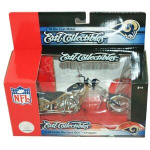 Vintage Rams NFL Football 1:18 OCC Chopper - Diecast Motorcycle Ertl Toy 2006